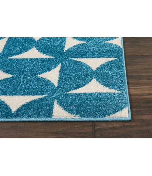 Nourison Harper Blue DS301 2ft.2in. x 3ft.9in. Rect. Rug