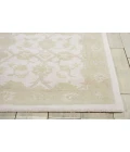 Nourison Home Zephyr Ivory/Green ZEP01 2ft.3in. x 8ft. Rect. Rug