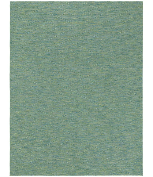 Nourison Washable Solutions Blue/Green WSL01 9 ft. X 12 ft. Rect. Rug