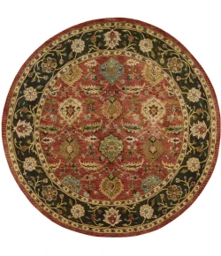 Nourison Home Jaipur Black JA35 6ft. x Round Round Rug