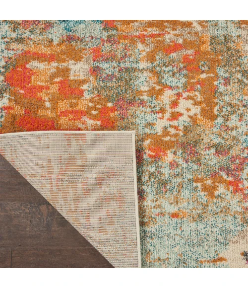 Nourison Celestial Area Rug CES13-Pink/Multicolor