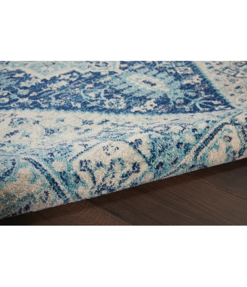 Nourison Tranquil Area Rug TRA06-Ivory/Navy