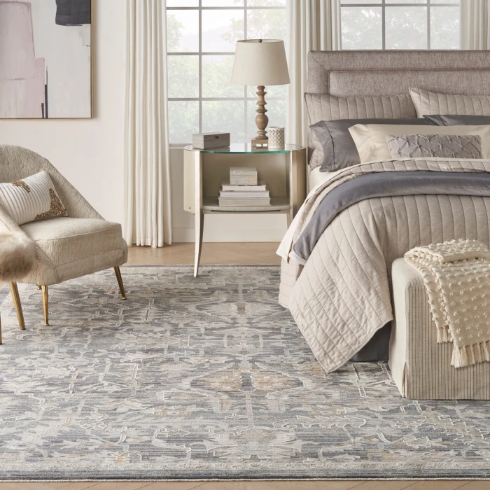 Nourison Lynx Navy Multicolor LNX02 8 ft. X 10 ft. Rect. Rug