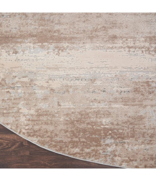 Nourison Rustic Textures Area Rug RUS03 Beige 7'10" Round