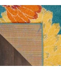Nourison Allur Area Rug ALR06-Turquoise Multicolor