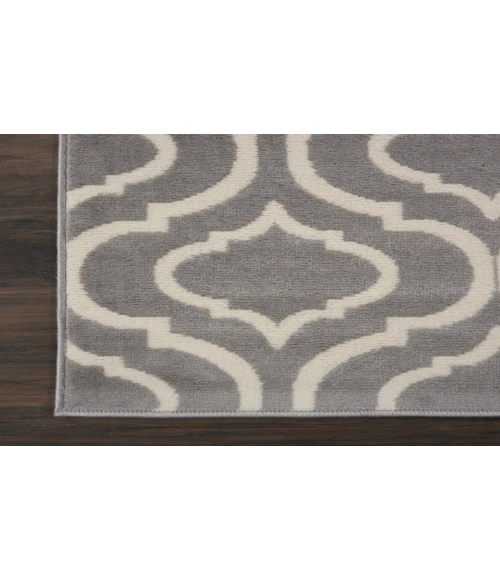 Nourison Jubilant Grey JUB19 2 ft. X 6 ft. Rectangle Rug