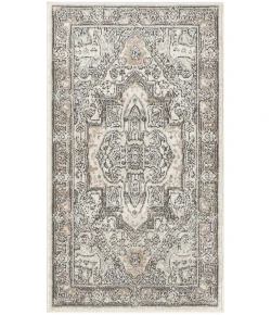 Nourison Home Quarry QUA18 Ivory Grey Taupe 2 ft. 2 in. X 3 ft. 9 in. Area Rug