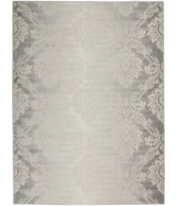 Nourison Home Elation ETN03 Ivory Grey 4 ft. X 6 ft. Area Rug
