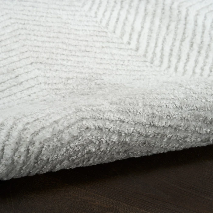 Nourison Dekor Grey DEK04 7 ft. 10 in. X 9 ft. 10 in. Rect. Rug