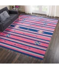 Nourison Baja Area Rug BAJ01-Pink/Blue