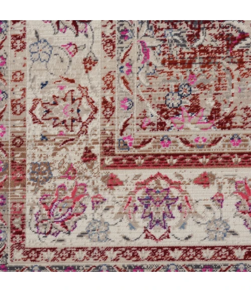 Nourison Vintage Kashan Area Rug VKA01-Red