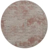 Nourison Home Rustic Textures RUS15 Light Grey Rust 5 ft. 3 in. Round Area Rug