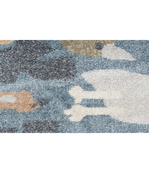 Nourison Astra Machine Washable Multicolor ASW01 4 ft. Round Rug