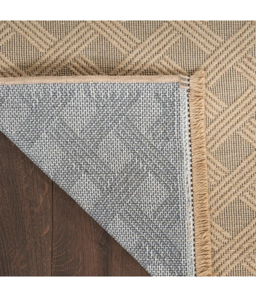 Nourison Washable Jute Natural WSJ02 6 ft. Rect. Rug