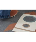 Nourison Astra Machine Washable Sky Blue ASW06 7 ft. 10 in. X 10 ft. Rectangle Rug