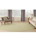 Nourison Courtyard Ivory Green COU01 8 ft. Round Rug