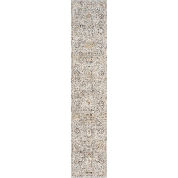Nourison Home Antique Fusion Grey ANF05 2ft.2in. x 10ft. Rect. Rug