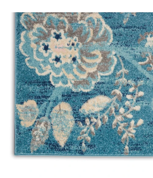 Nourison Tranquil Area Rug TRA02-Turquoise