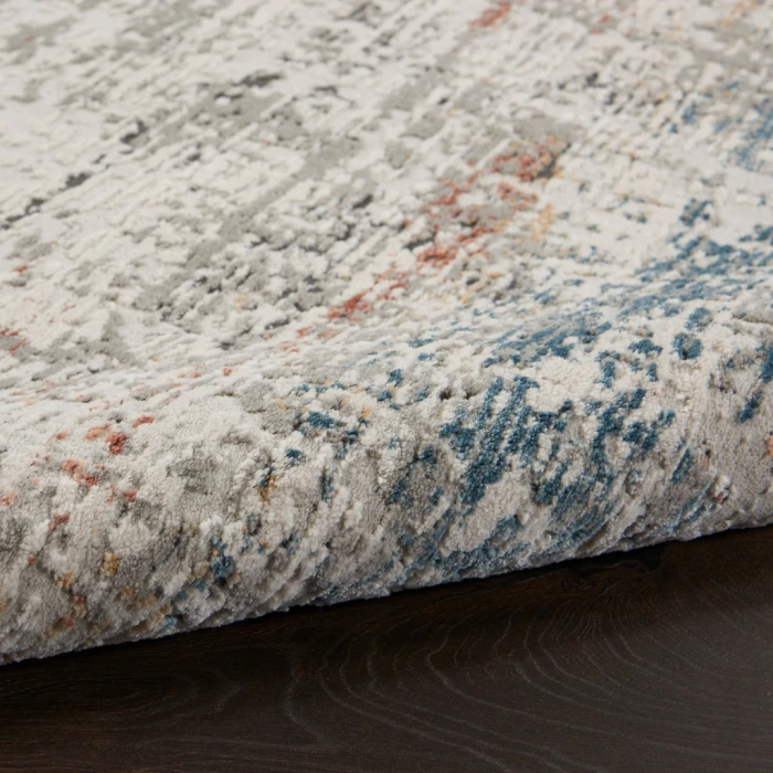 Nourison Rustic Textures Area Rug RUS14-Light Grey Multi