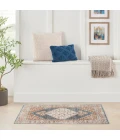 Nourison Astra Machine Washable Area Rug ASW11 Denim Multi
