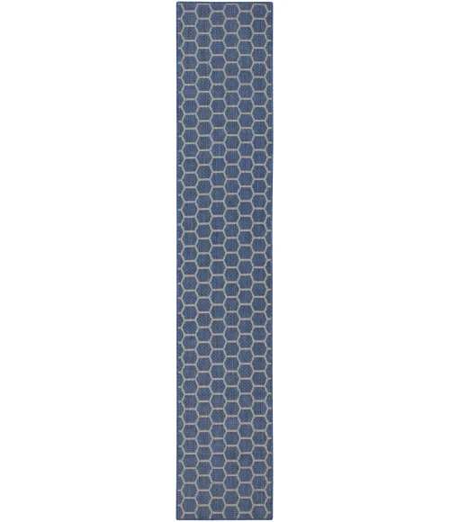 Nourison Twist Reversible Blue TWS01 12 ft. Rect. Rug
