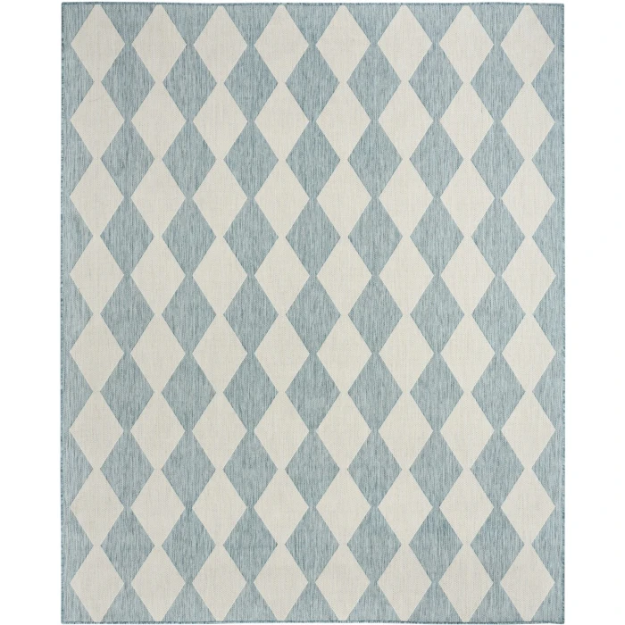 Nourison Positano Aqua POS04 12ft. x 15ft. Rect. Rug