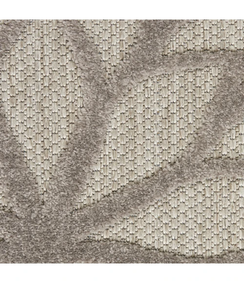 Nourison Aloha Area Rug ALH05 Silver Grey