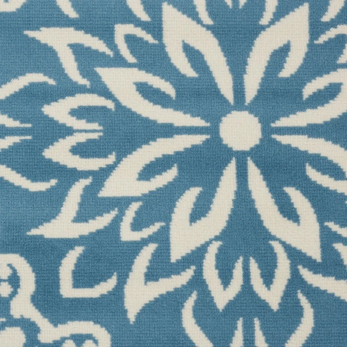 Nourison Jubilant Area Rug JUB06-Ivory/Blue