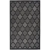 Nourison Home Easy Care NES01 Charcoal Black 10 ft. X 14 ft. Area Rug