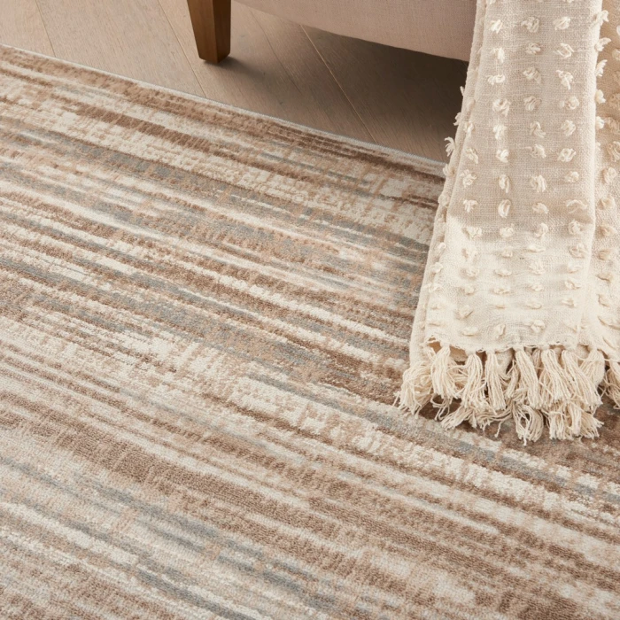 Nourison Elation Area Rug ETN01-Ivory Grey
