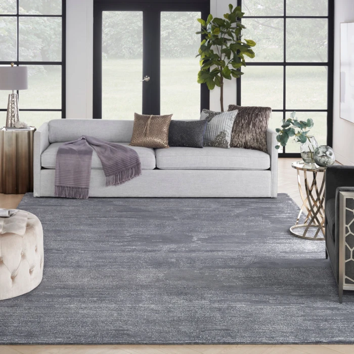 Michael Amini Ma30 Star Area Rug SMR02 Blue