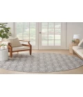 Nourison Aloha Grey ALH35 7’10” Round Rug