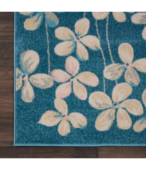 Nourison Tranquil Area Rug TRA04-Turquoise