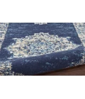 Nourison Grafix Navy Blue GRF14 2 ft. X 6 ft. Rectangle Rug