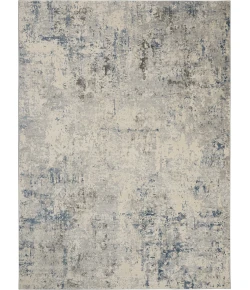 Nourison Home Rustic Textures RUS07 Ivory/Grey/Blue 9 ft. 3 in. X 12 ft. 9 in. Area Rug