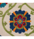 Nourison Aloha Round Area Rug ALH19-Blue/Multicolor