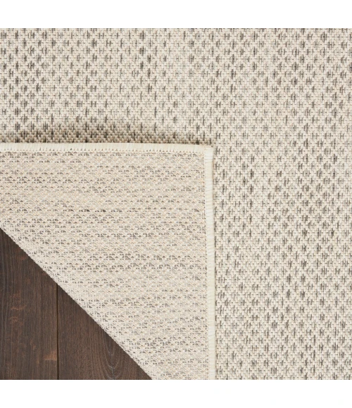 Nourison Courtyard Area Rug COU01-Ivory Silver