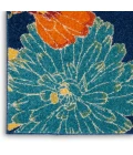 Nourison Allur Area Rug ALR06-Navy Multicolor