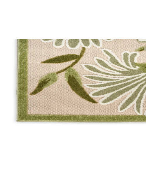 Nourison Aloha Ivory Green ALH33 9 ft. X 12 ft. Rectangle Rug