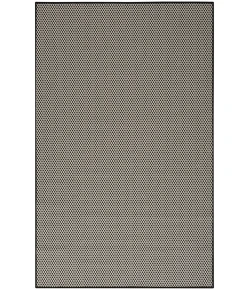 Nourison Home Courtyard COU01 Black White 4 ft. X 6 ft. Area Rug