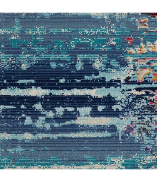 Nourison Vintage Kashan Area Rug VKA02-Blue