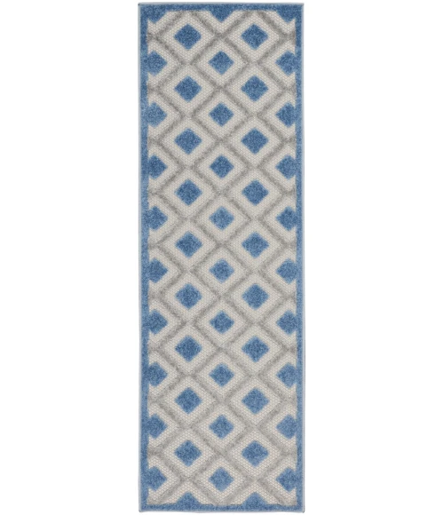 Nourison Aloha Area Rug ALH26-Blue/Grey