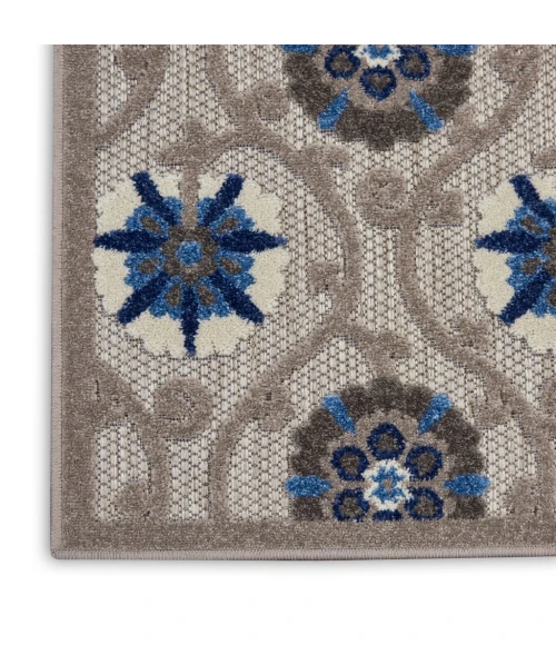Nourison Aloha Runner Area Rug ALH19-Grey/Blue