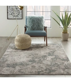 Michael Amini MA90 Uptown UPT02 Grey 4 ft. X 6 ft. Area Rug