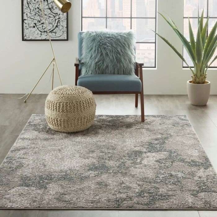 Michael Amini MA90 Uptown Area Rug UPT02-Grey