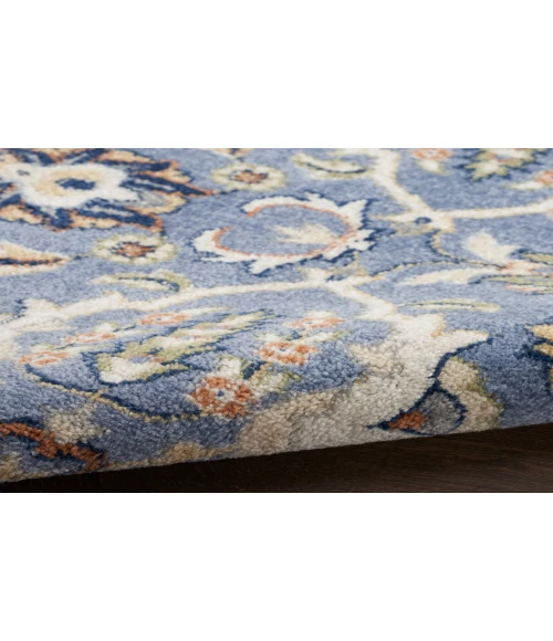 Nourison Allur Light Blue ALR03 7 ft. X 10 ft. Rectangle Rug
