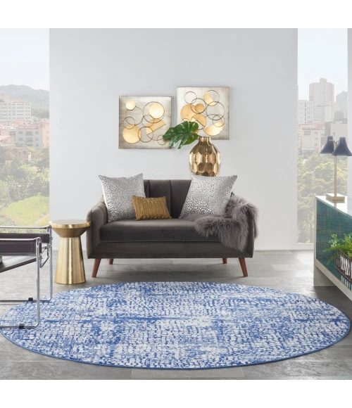 Nourison Whimsicle Area Rug WHS07-Ivory Navy