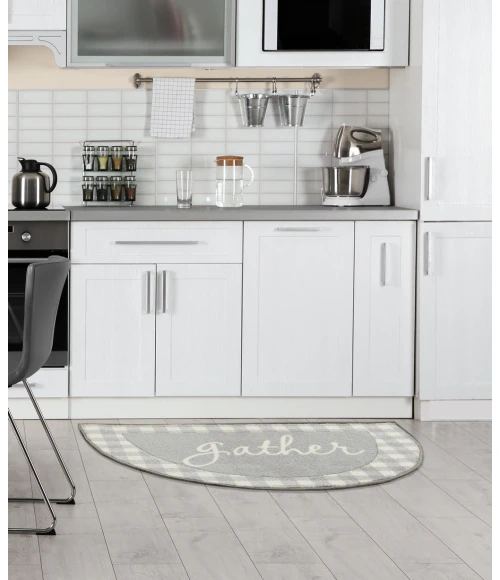 Nourison Accent Decor/Xmas Area Rug 103JP-Grey