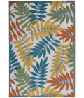 Nourison Aloha Area Rug ALH18-Ivory/Multi