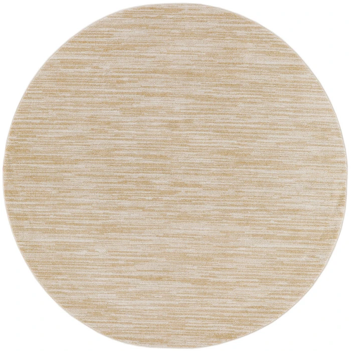 Nourison Home Nourison Essentials Ivory Gold NRE01 8 ft. Round Rug